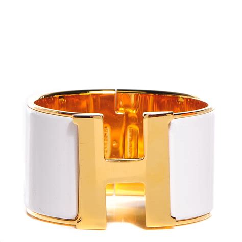 hermes paris h bracelet|Hermes extra wide h bracelet.